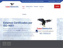 Tablet Screenshot of cubaselectrica.com